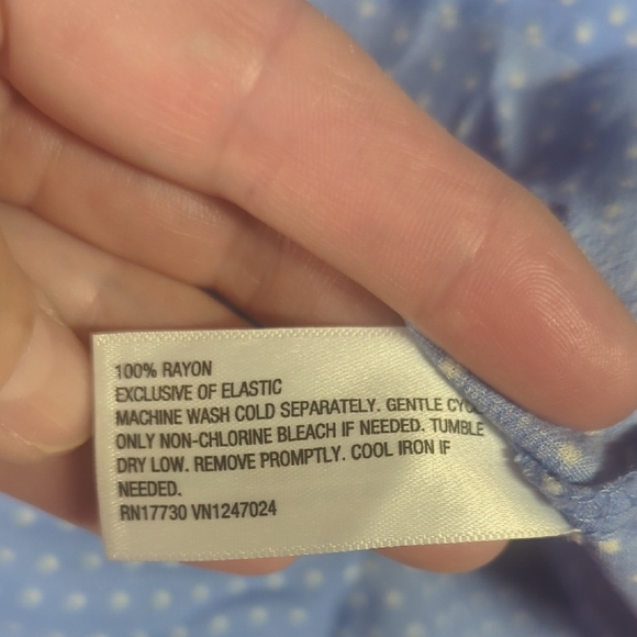 a new day Blue Polka Dot Dress - Picture 8 of 9